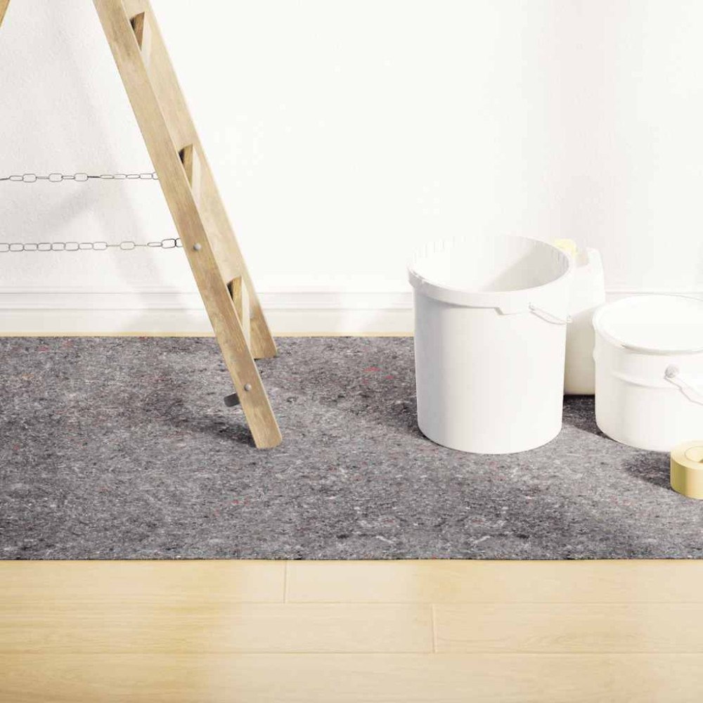 vidaXL Halkfri målarfleece 1020 cm 280 g/m² grå