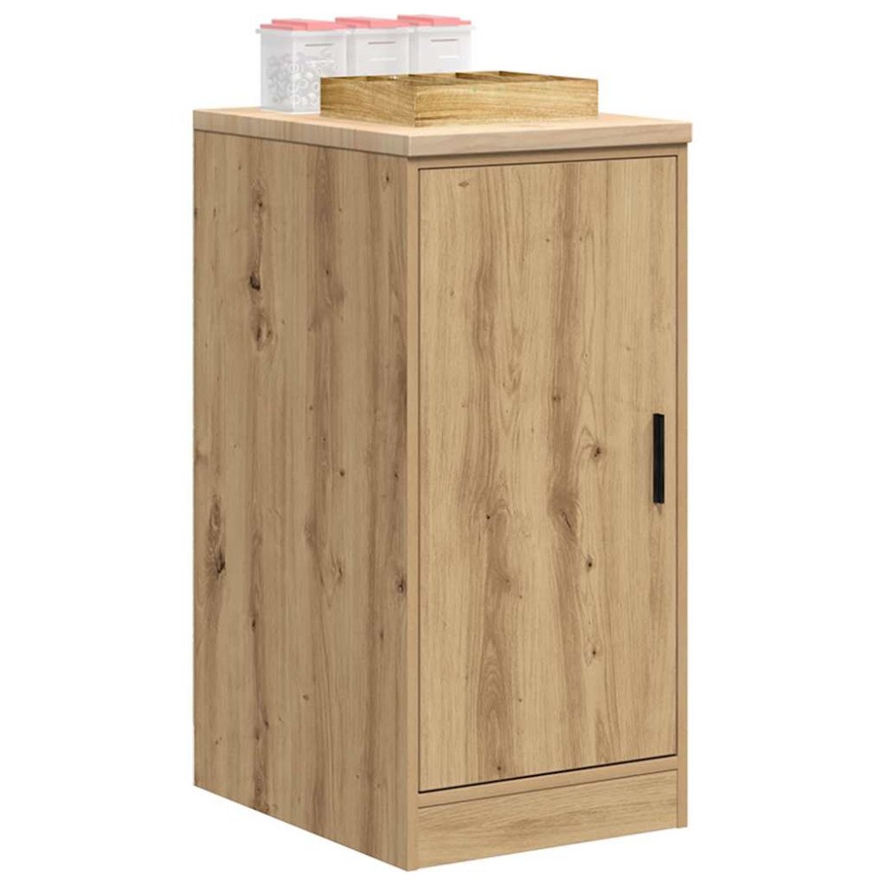 vidaXL Förvaringsskåp för garage hantverksmässig ek 40x51x85 cm
