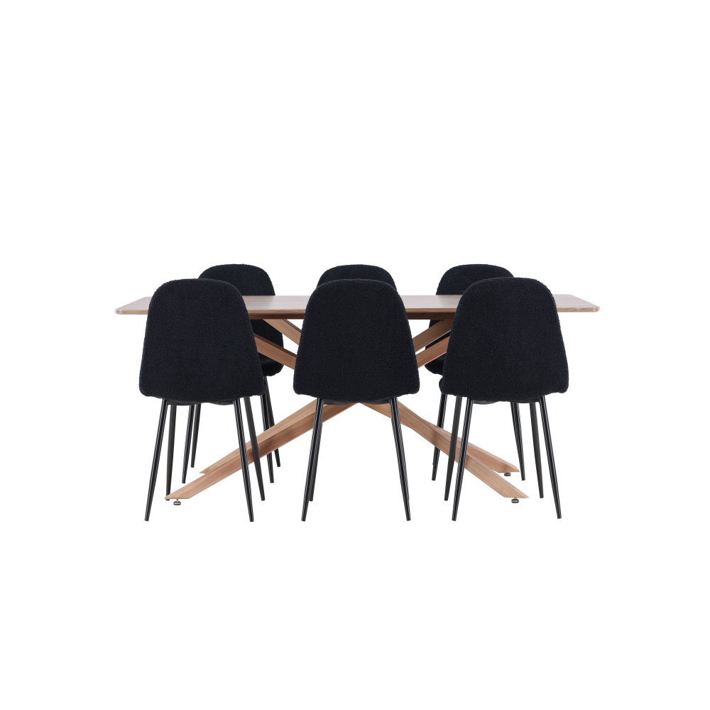 Venture Home Piazza Matbord med Polar Matstol