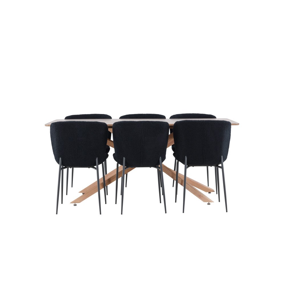 Venture Home Piazza Matbord med Modesto Matstol