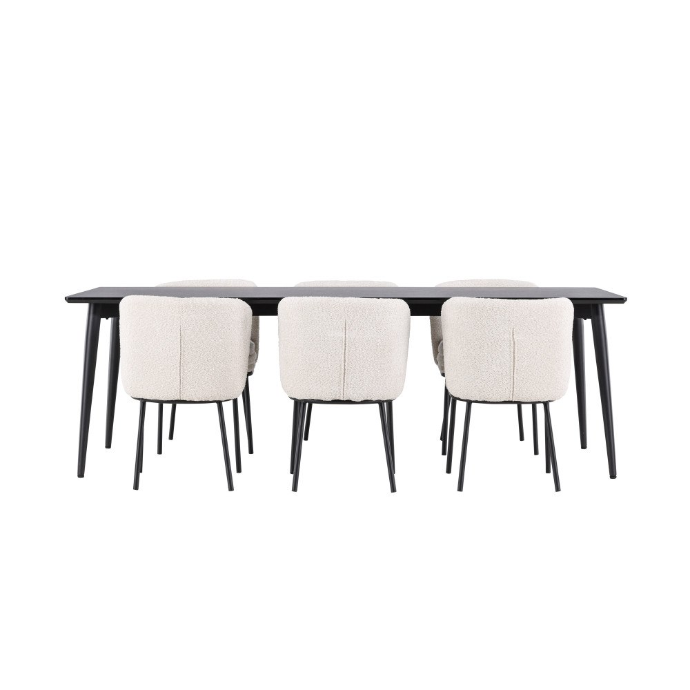 Venture Home Ellis Matbord med Agnes Matstol