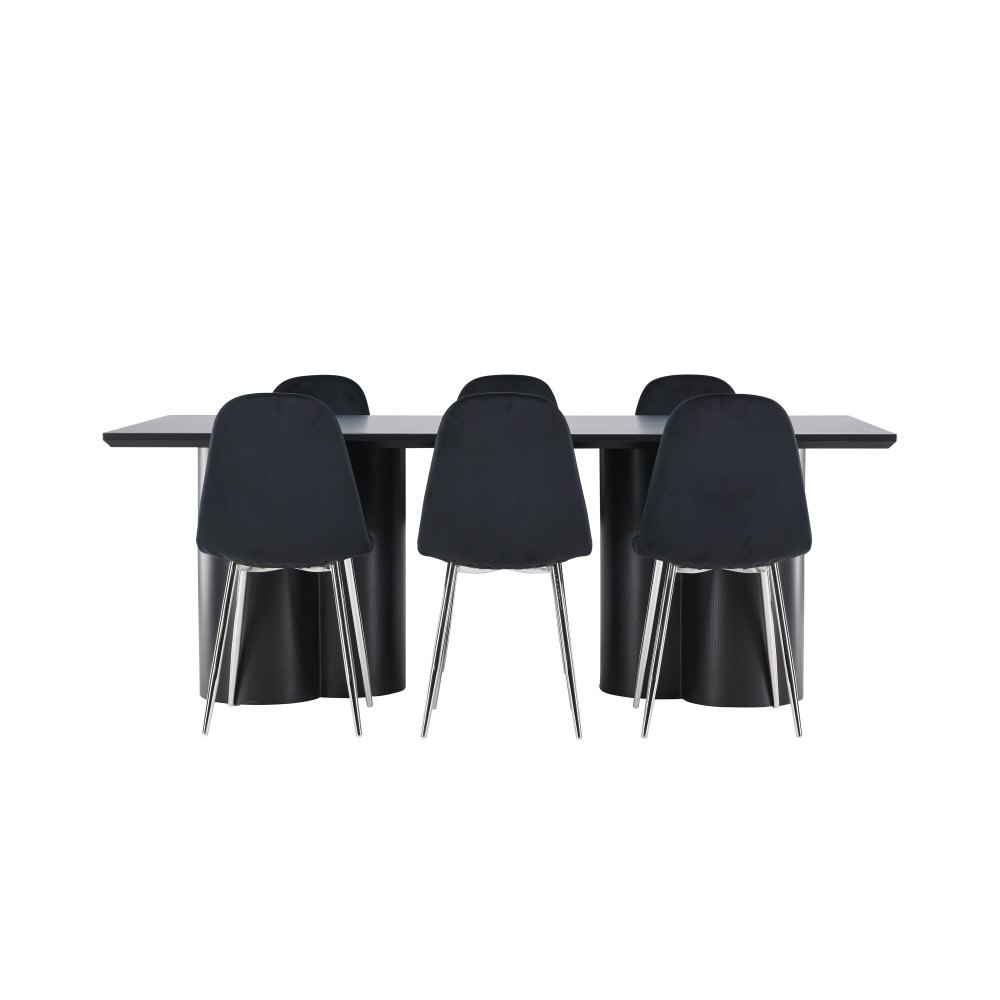 Venture Home Olivia Matbord med Polar Matstol