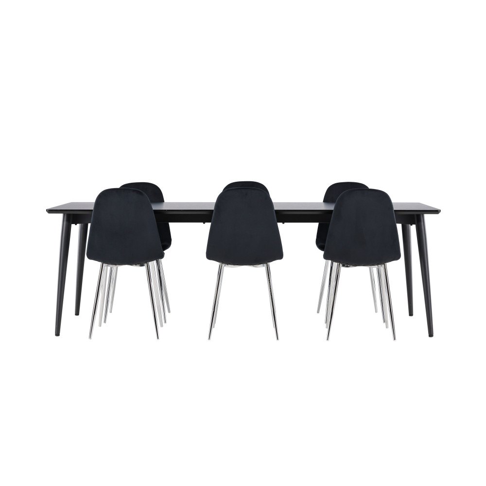 Venture Home Ellis Matbord med Polar Matstol