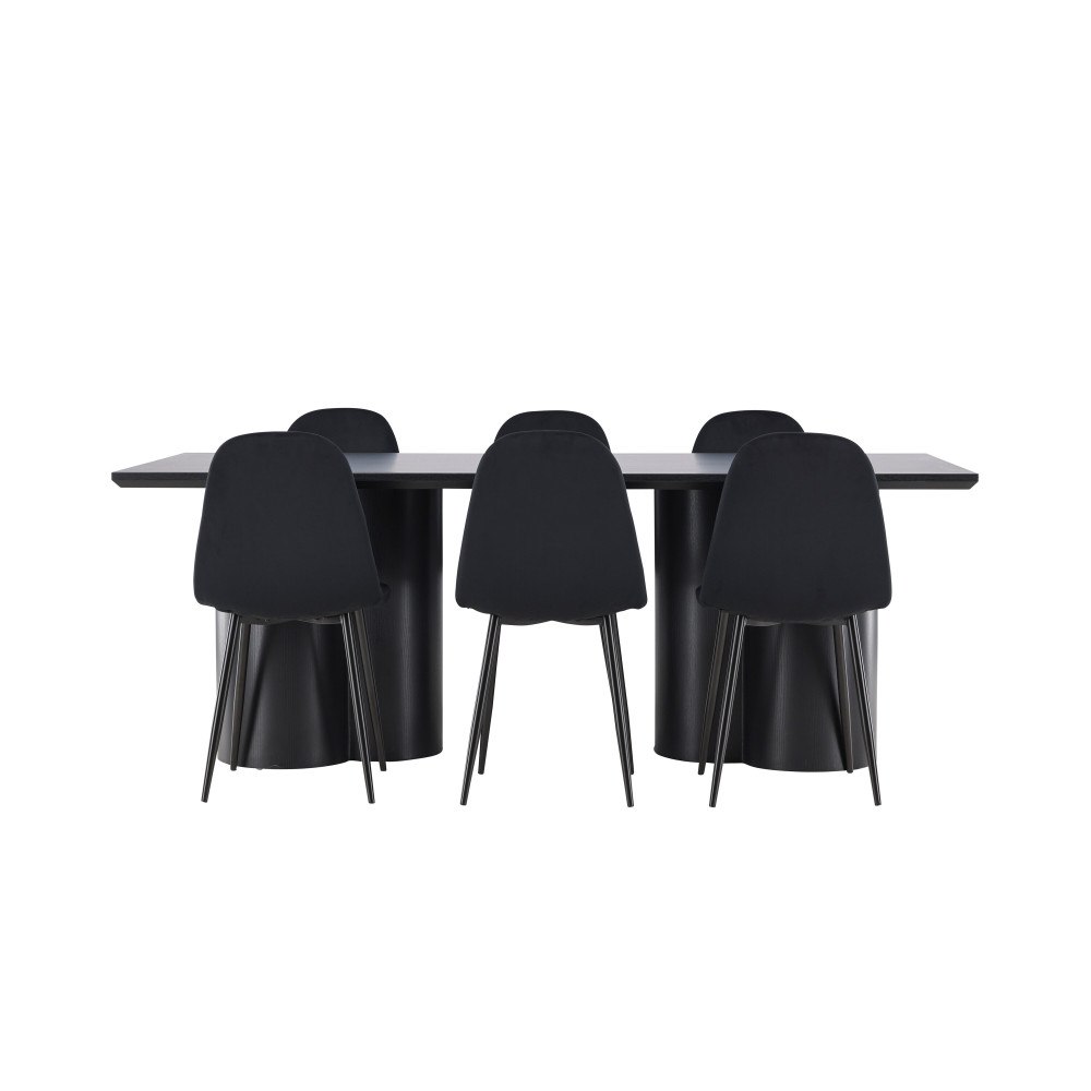 Venture Home Olivia Matbord med Polar Matstol