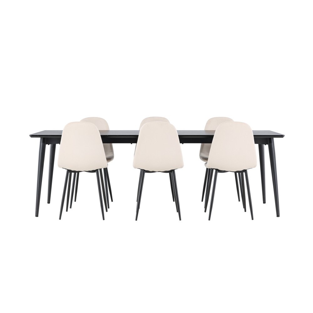 Venture Home Ellis Matbord med Polar Matstol