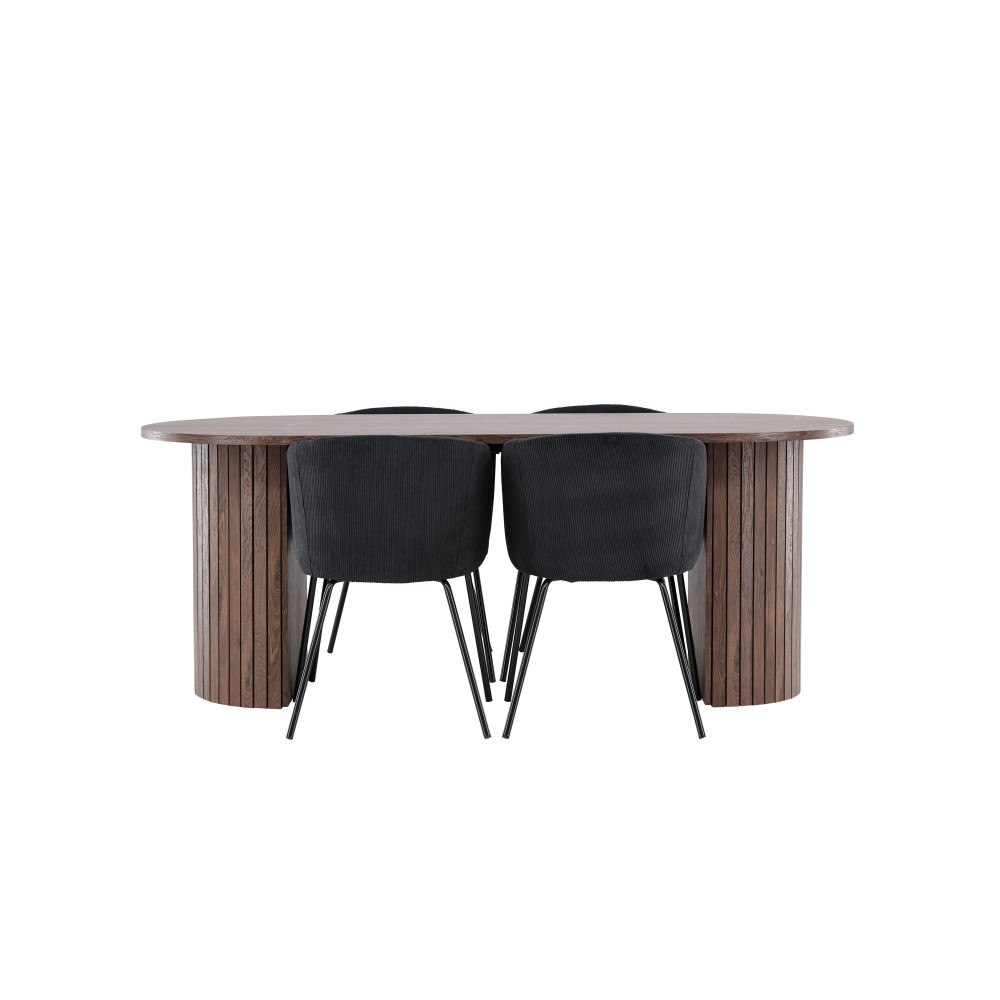 Venture Home Härön Matbord med Berit Matstol