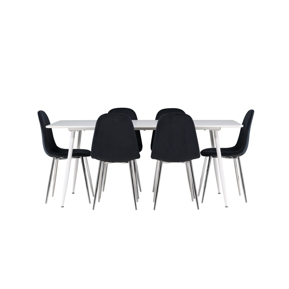 Venture Home Silar Matbord med Polar Matstol