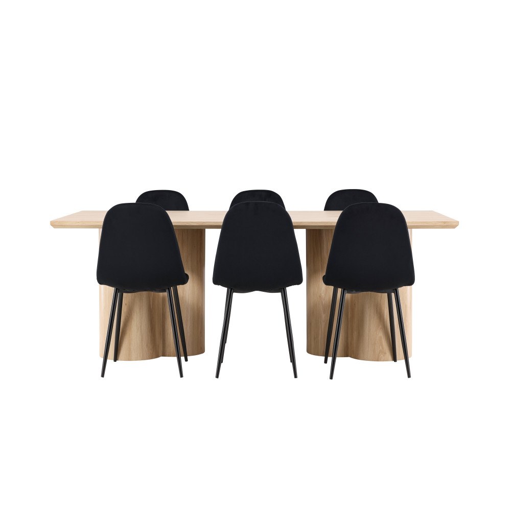 Venture Home Olivia Matbord med Polar Matstol