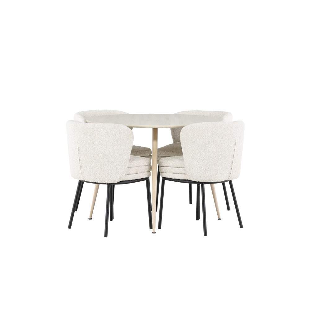 Venture Home Plaza Matbord med Agnes Matstol