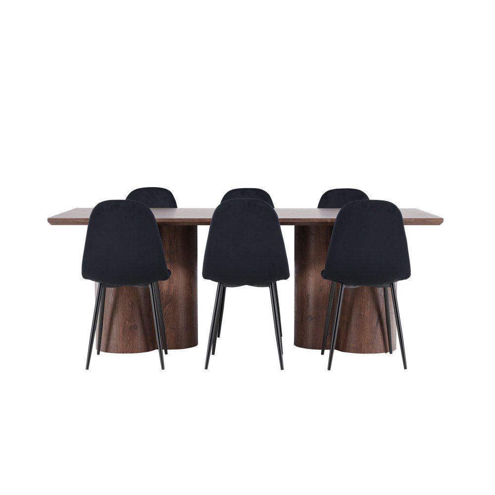 Venture Home Olivia Matbord med Polar Matstol