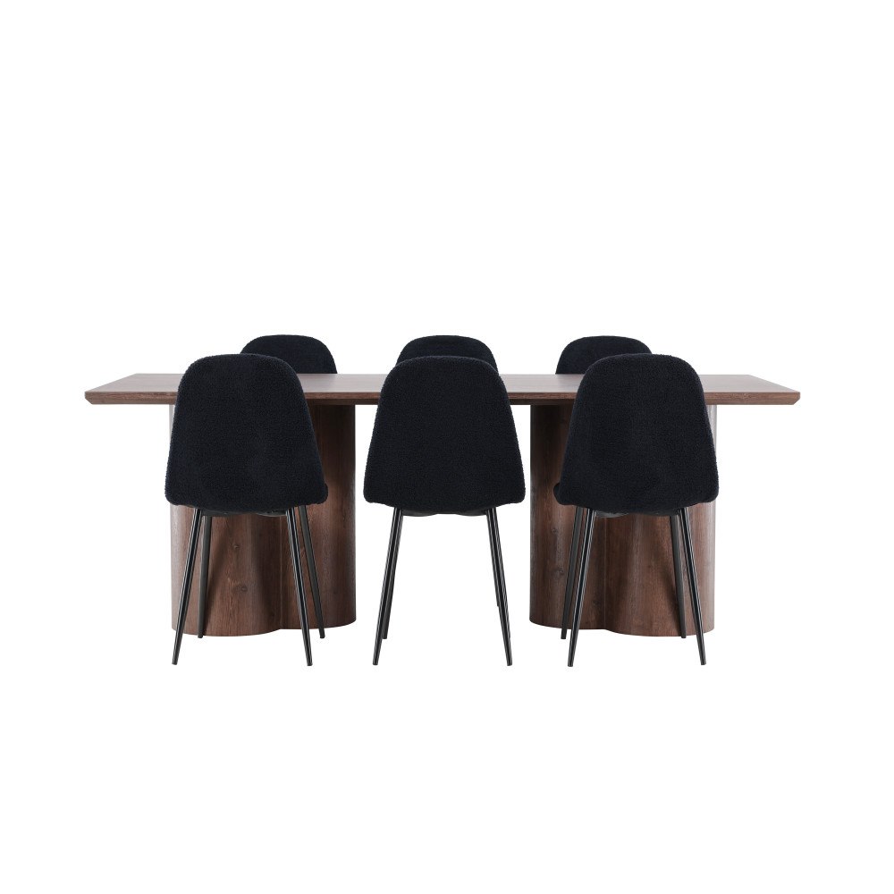 Venture Home Olivia Matbord med Polar Matstol