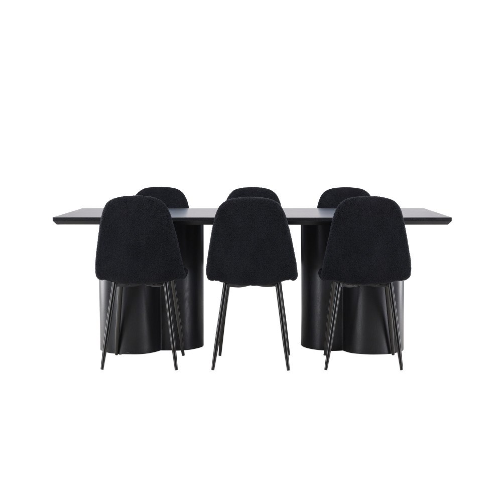 Venture Home Olivia Matbord med Polar Matstol