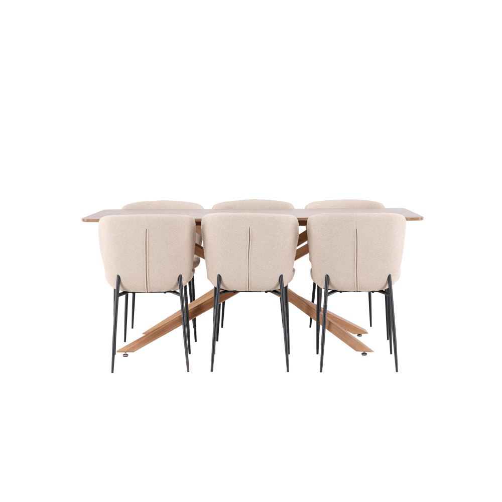 Venture Home Piazza Matbord med Modesto Matstol