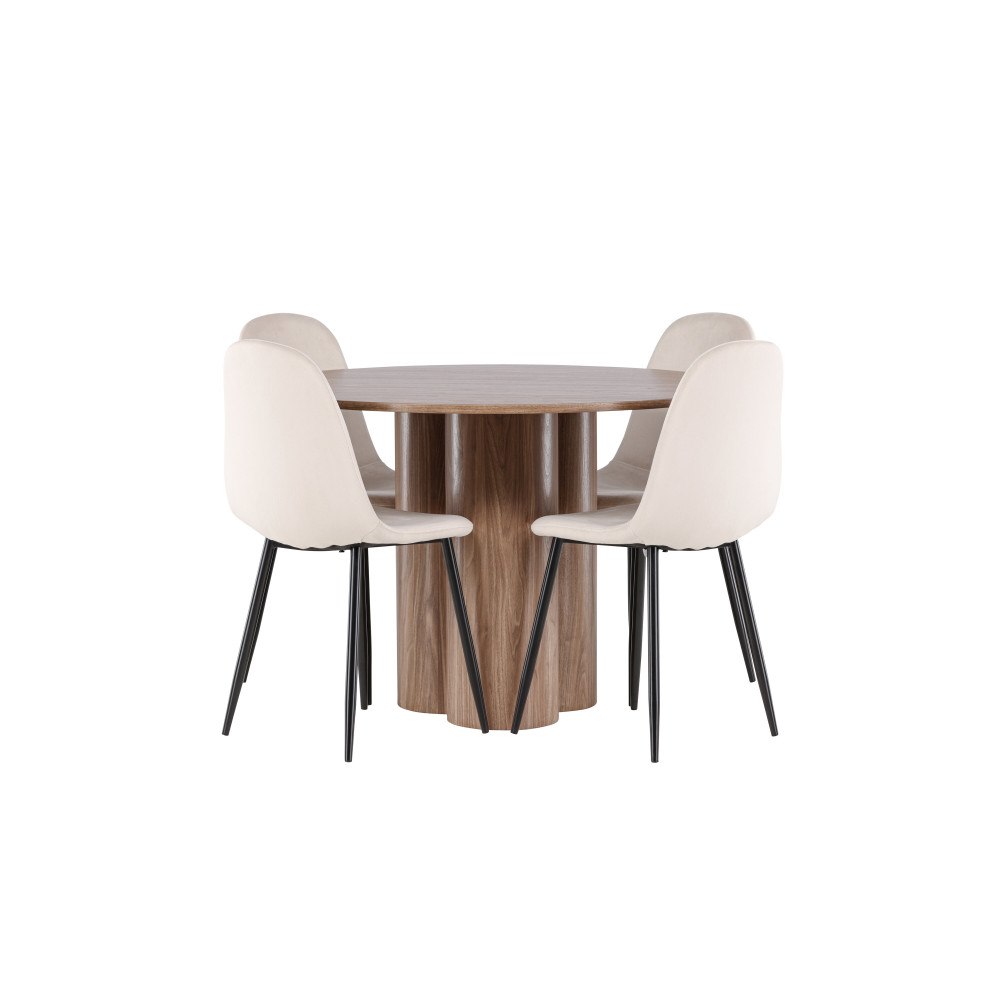 Venture Home Olivia Matbord med Polar Matstol