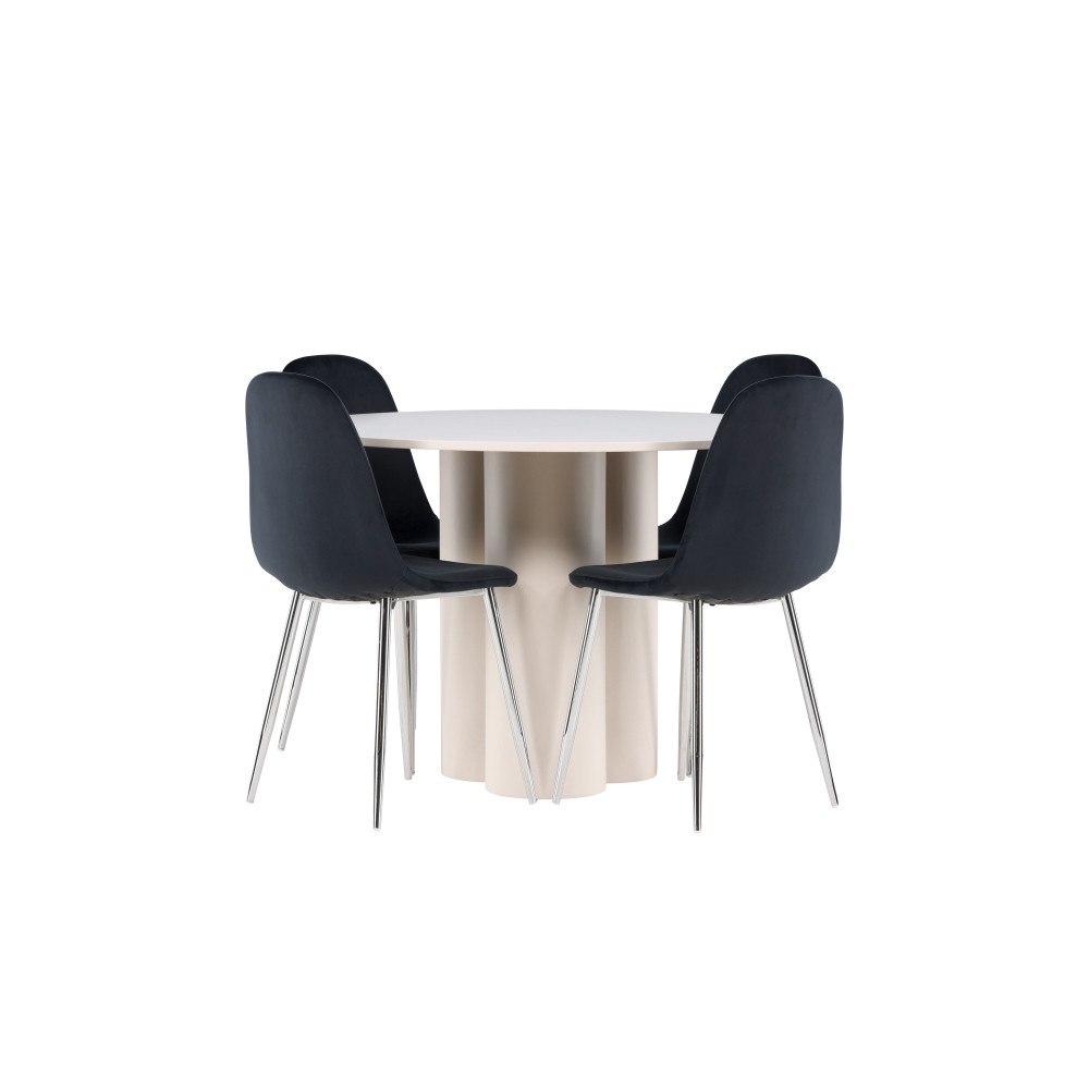 Venture Home Olivia Matbord med Polar Matstol