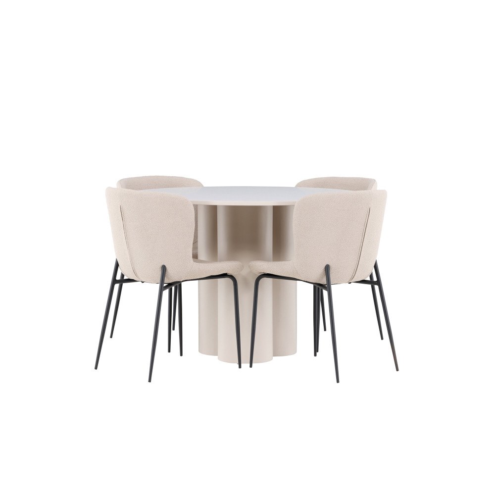 Venture Home Olivia Matbord med Modesto Matstol