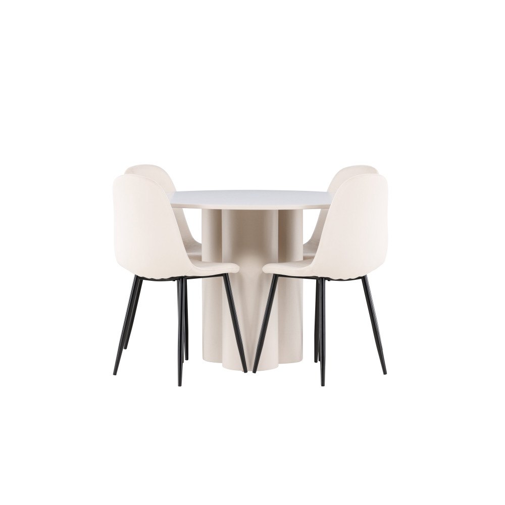Venture Home Olivia Matbord med Polar Matstol