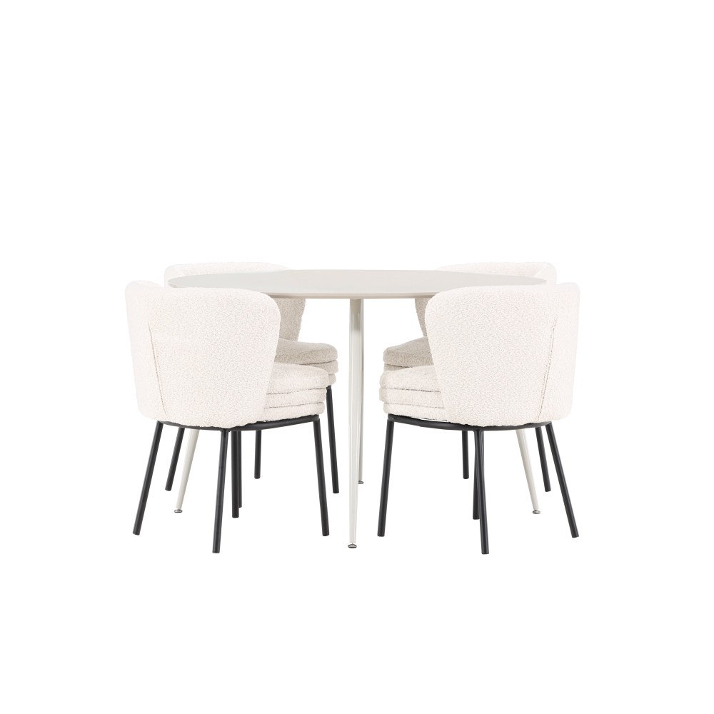 Venture Home Plaza Matbord med Agnes Matstol