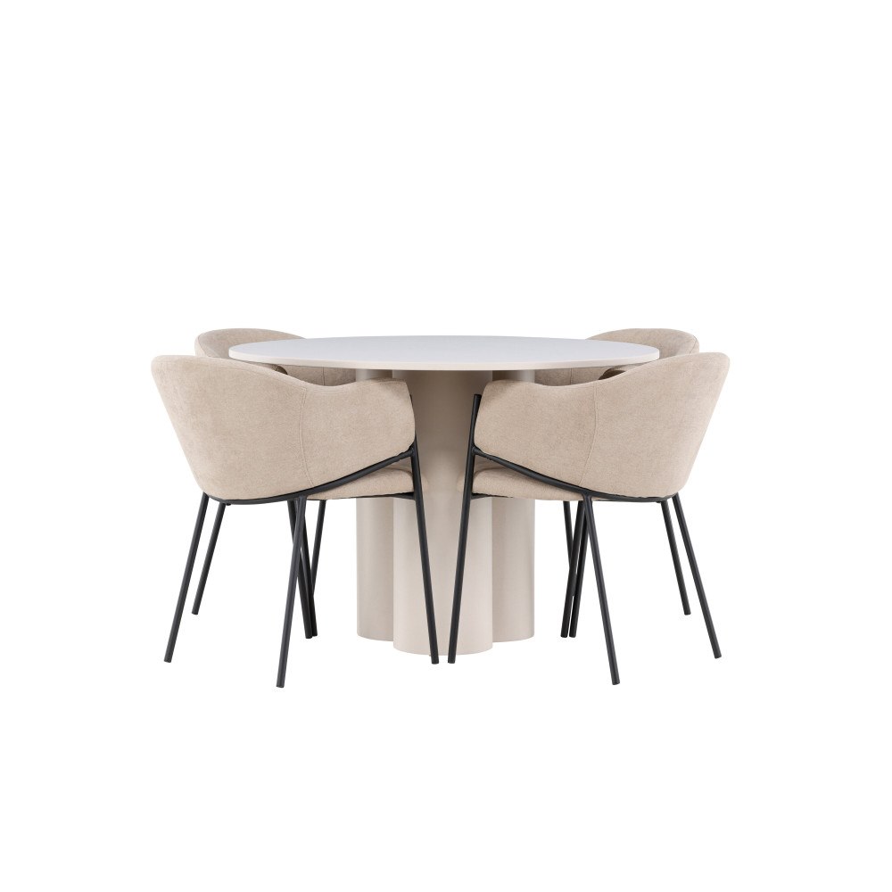 Venture Home Olivia Matbord med Evelina Matstol