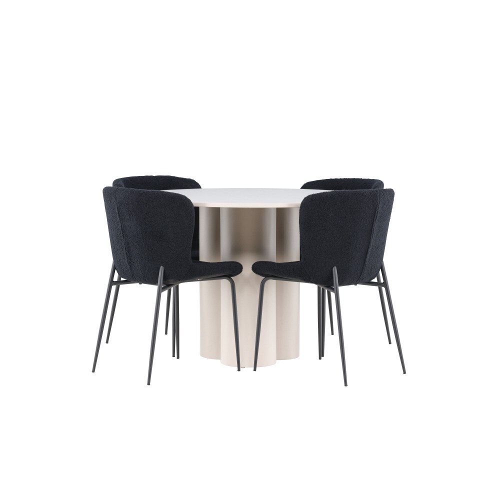 Venture Home Olivia Matbord med Modesto Matstol