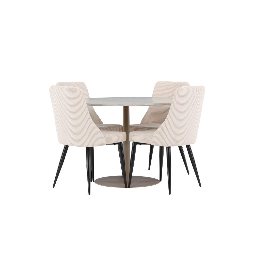 Venture Home Lycke Matbord med Leone Matstol