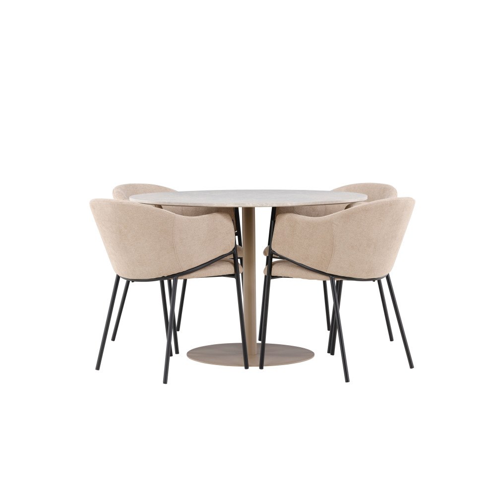 Venture Home Lycke Matbord med Evelina Matstol