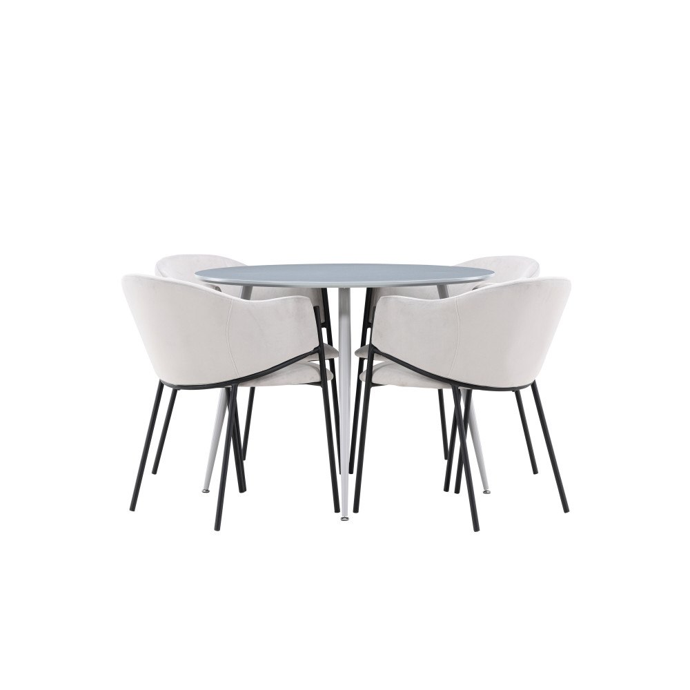 Venture Home Plaza Matbord med Evelina Matstol