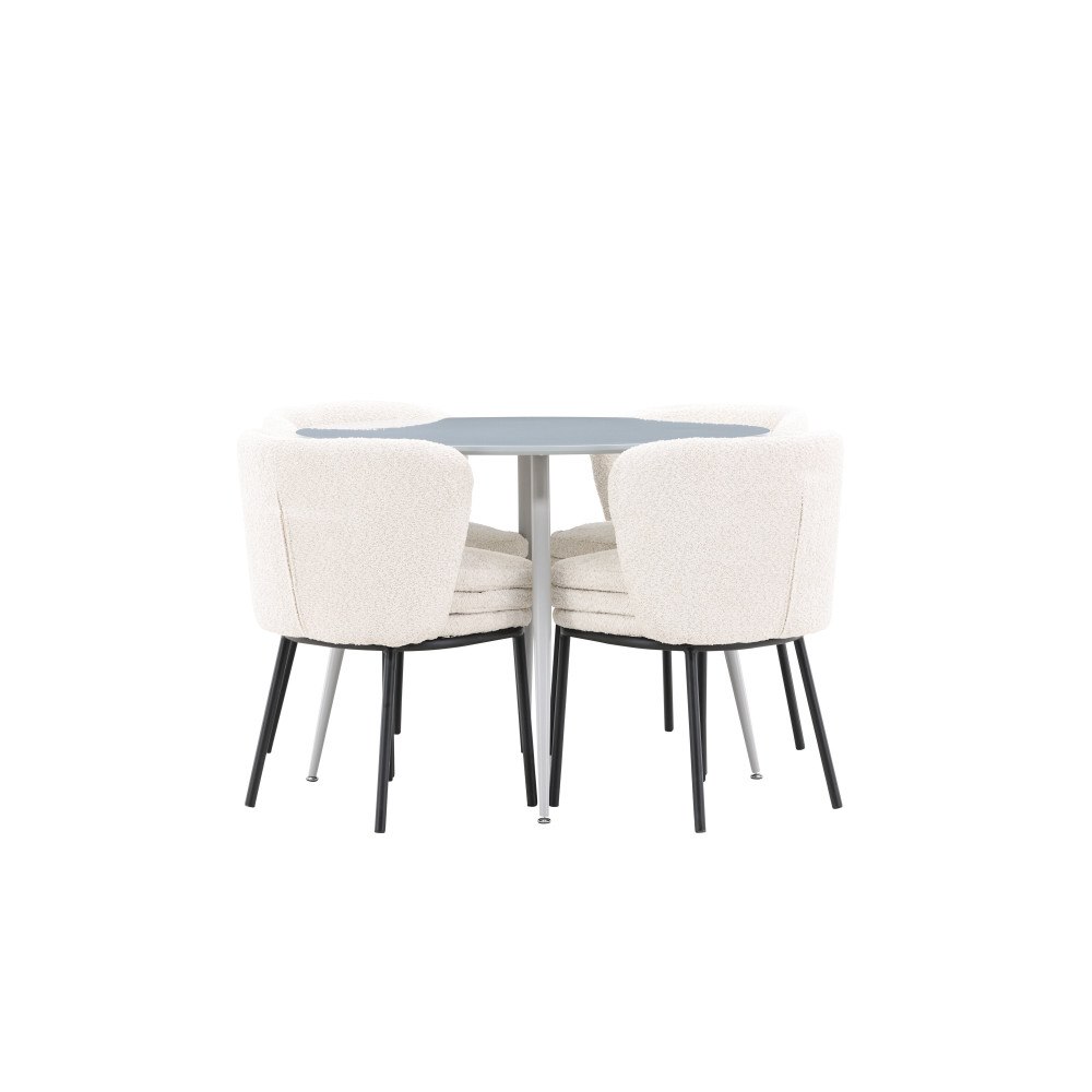 Venture Home Plaza Matbord med Agnes Matstol