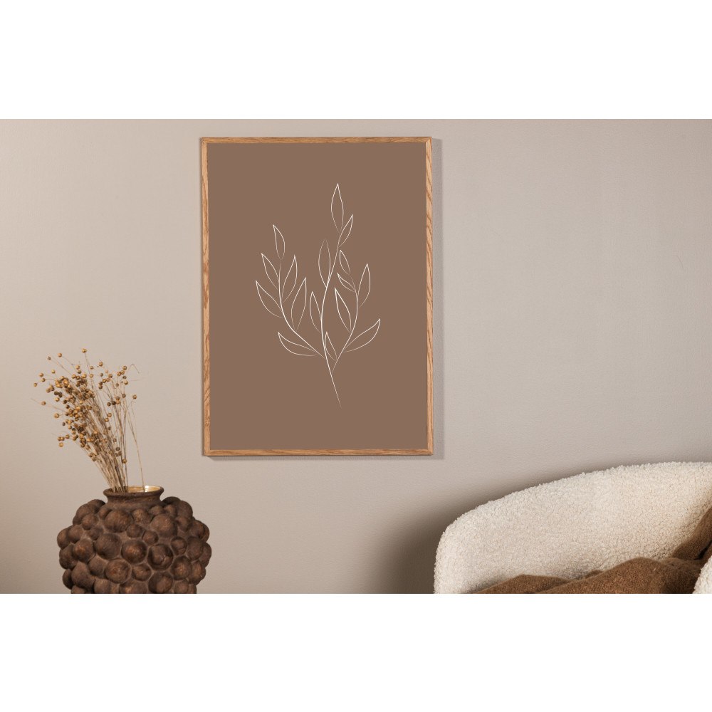 Venture Home Drawed leaf Poster