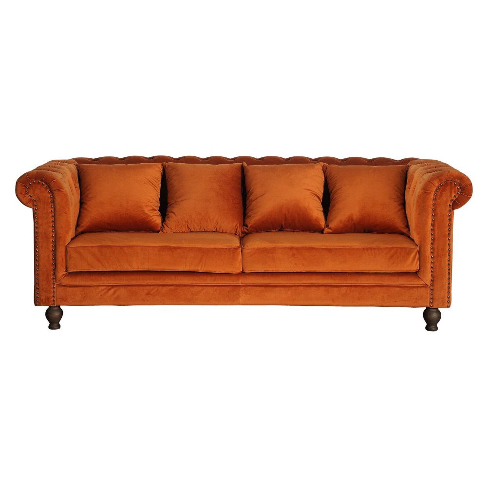 Venture Home Velvet 3-Sits Soffa