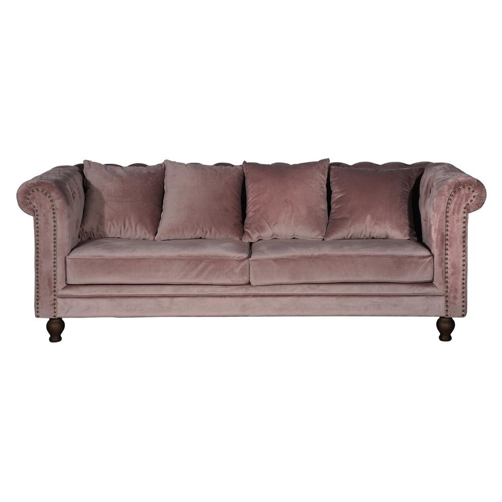 Venture Home Velvet 3-Sits Soffa