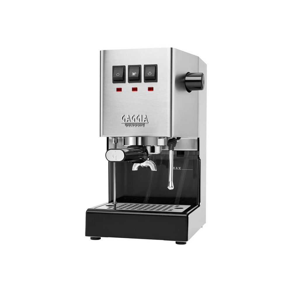 Gaggia Gaggia Classic E24 RI9481/11 - kaffemaskin med mjölkskummare - 15 bar - borstat rostfritt stål