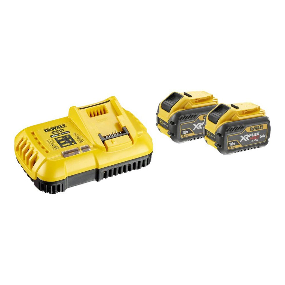 DeWalt DeWALT DCB132X2-QW batteriladdare - med batteri - 2 - Li-Ion