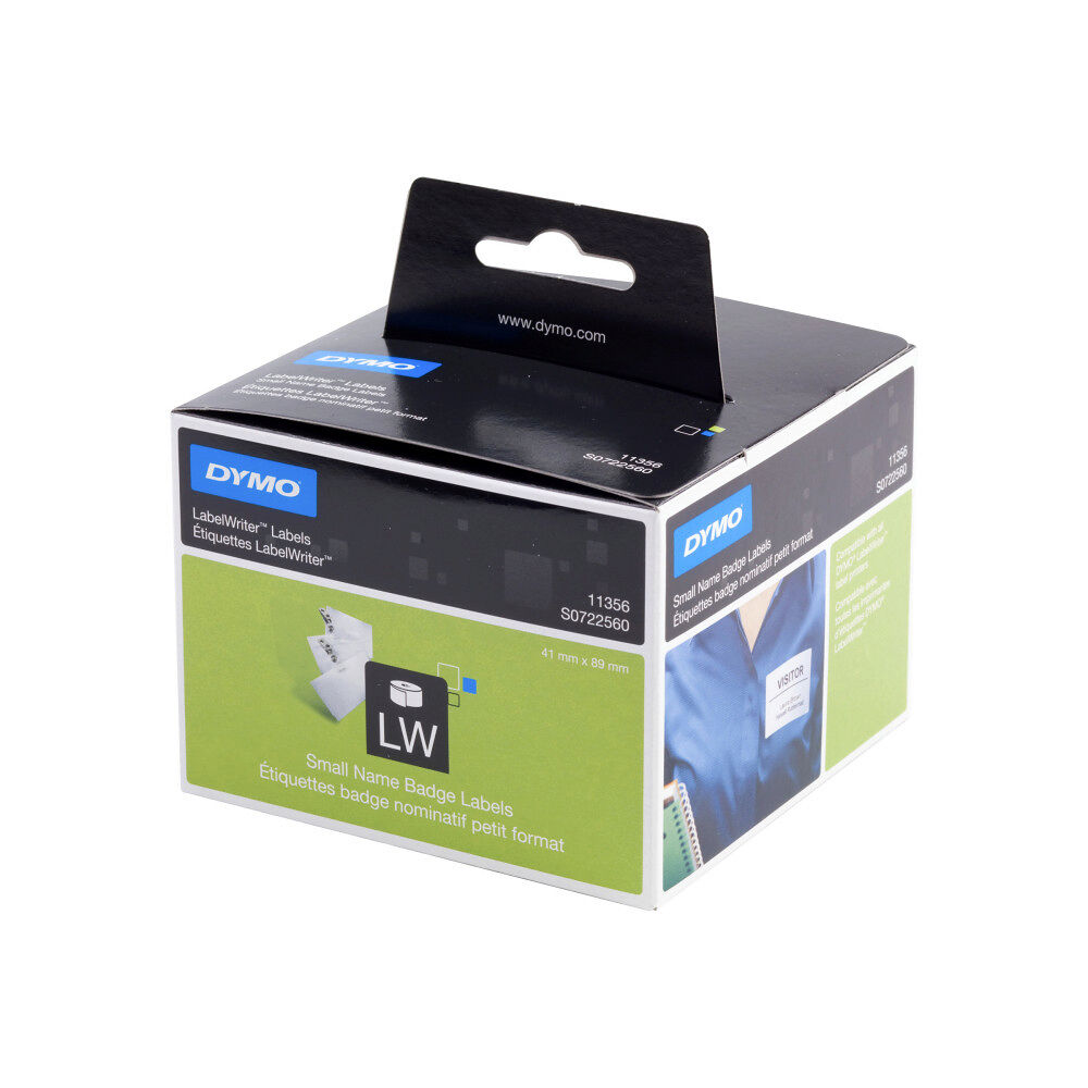 DYMO DYMO LabelWriter - taggar för namnskylt - 300 etikett (er) - 89 x 41 mm