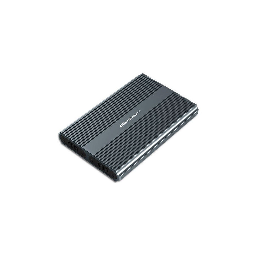 Qoltec Qoltec - förvaringslåda - SSD, SATA, dual 2 x 2TB - M.2 NVMe Card / PCIe (NVMe) - USB-C 3.1 (Gen 2)
