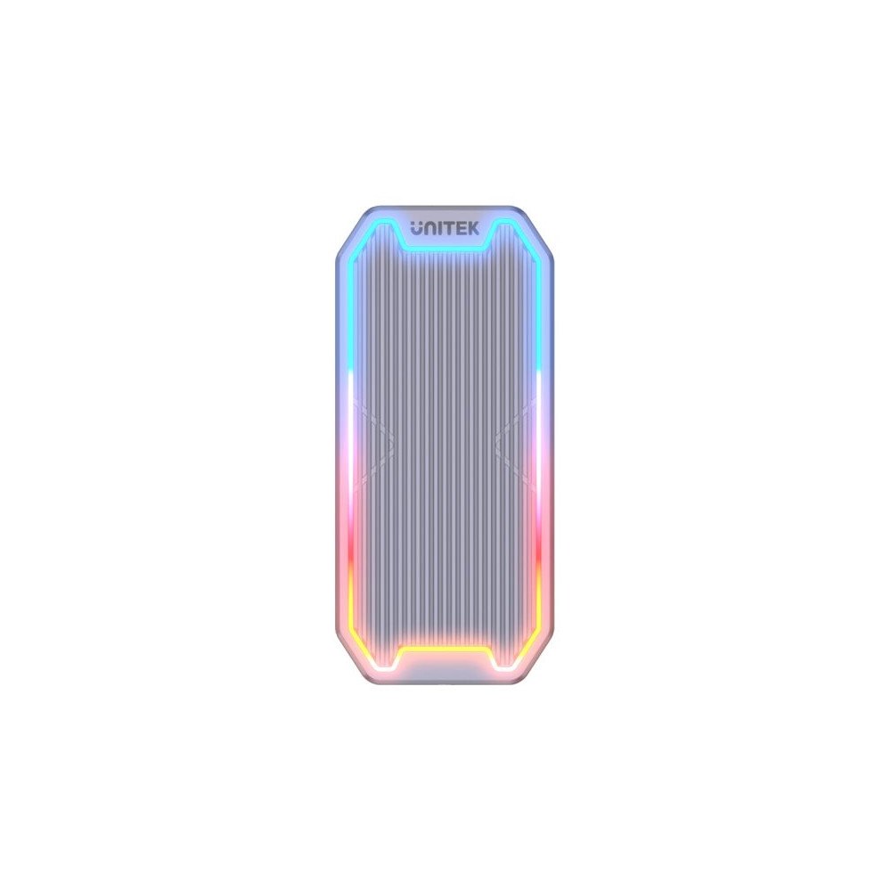 UNITEK Unitek S1210B - förvaringslåda - M.2 Card (PCIe NVMe & SATA) - USB 3.2 (Gen 2)