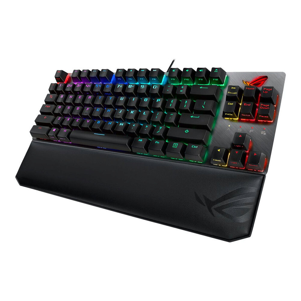 ASUS ASUS ROG Strix Scope TKL Deluxe - tangentbord - tysk - grå, svart Inmatningsenhet