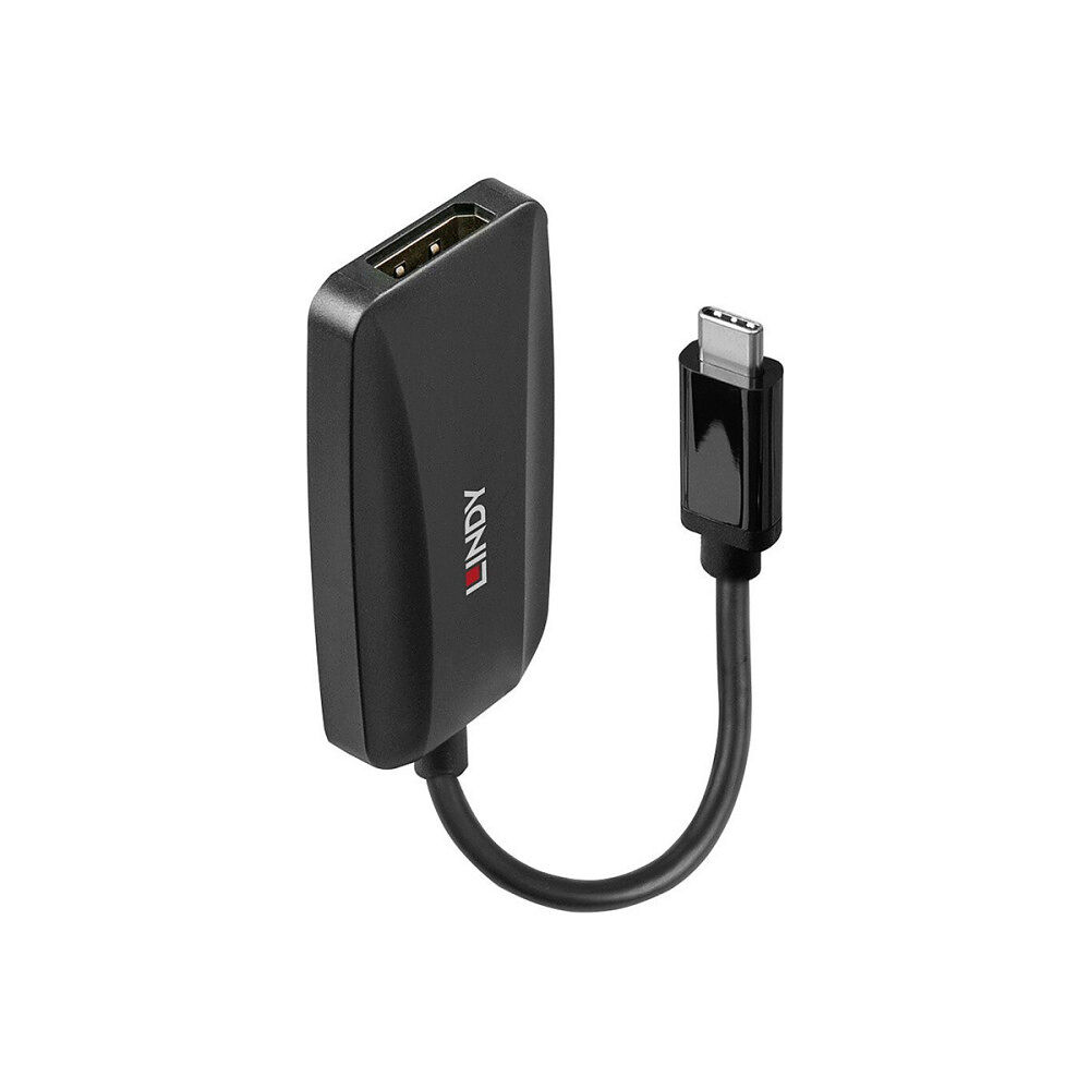 Lindy Lindy - videokort - 24 pin USB-C till DisplayPort - 13 cm