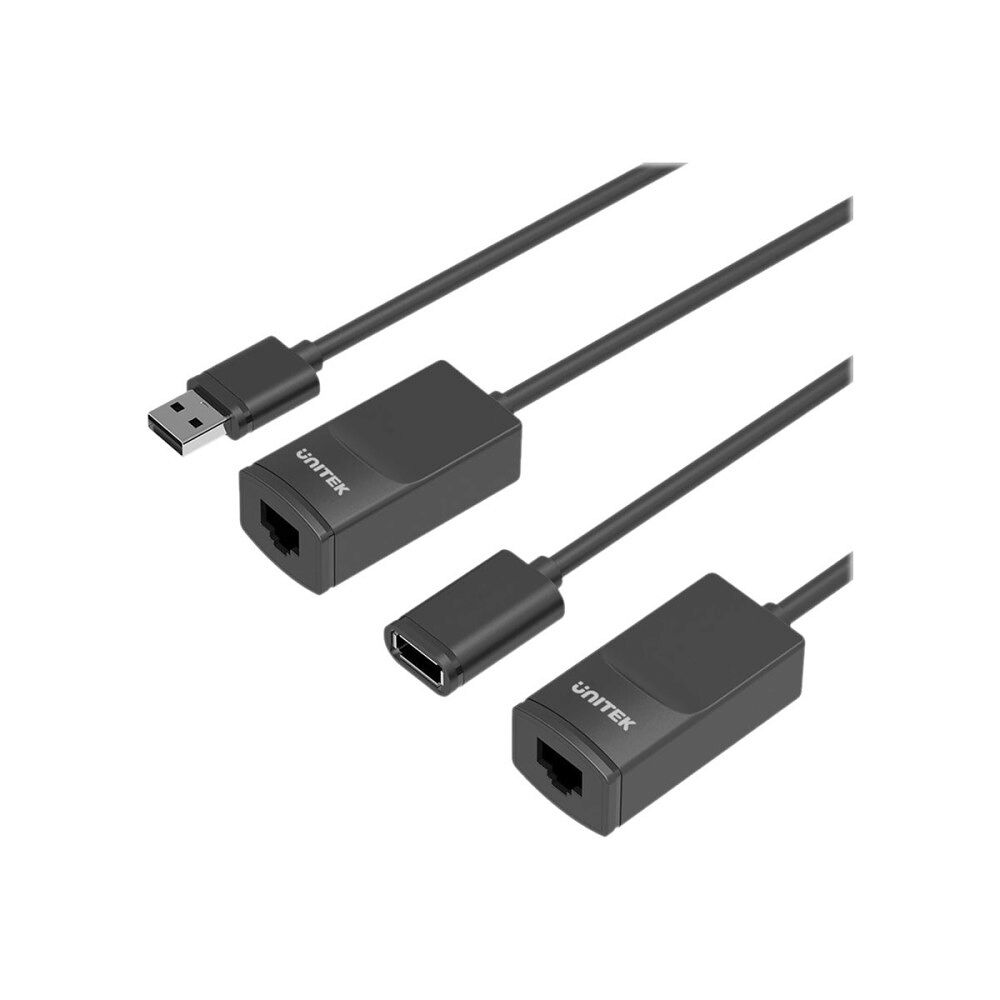 UNITEK Unitek Y-UE01001 - sändare och mottagare - USB-förlängningskabel - USB