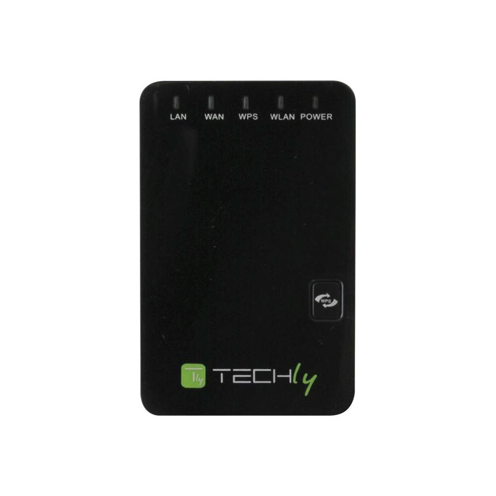 TECHLY TECHly Wall Plug Wireless Router 300N Wall Repeater2 - trådlös router - Wi-Fi - vägginsticksbar