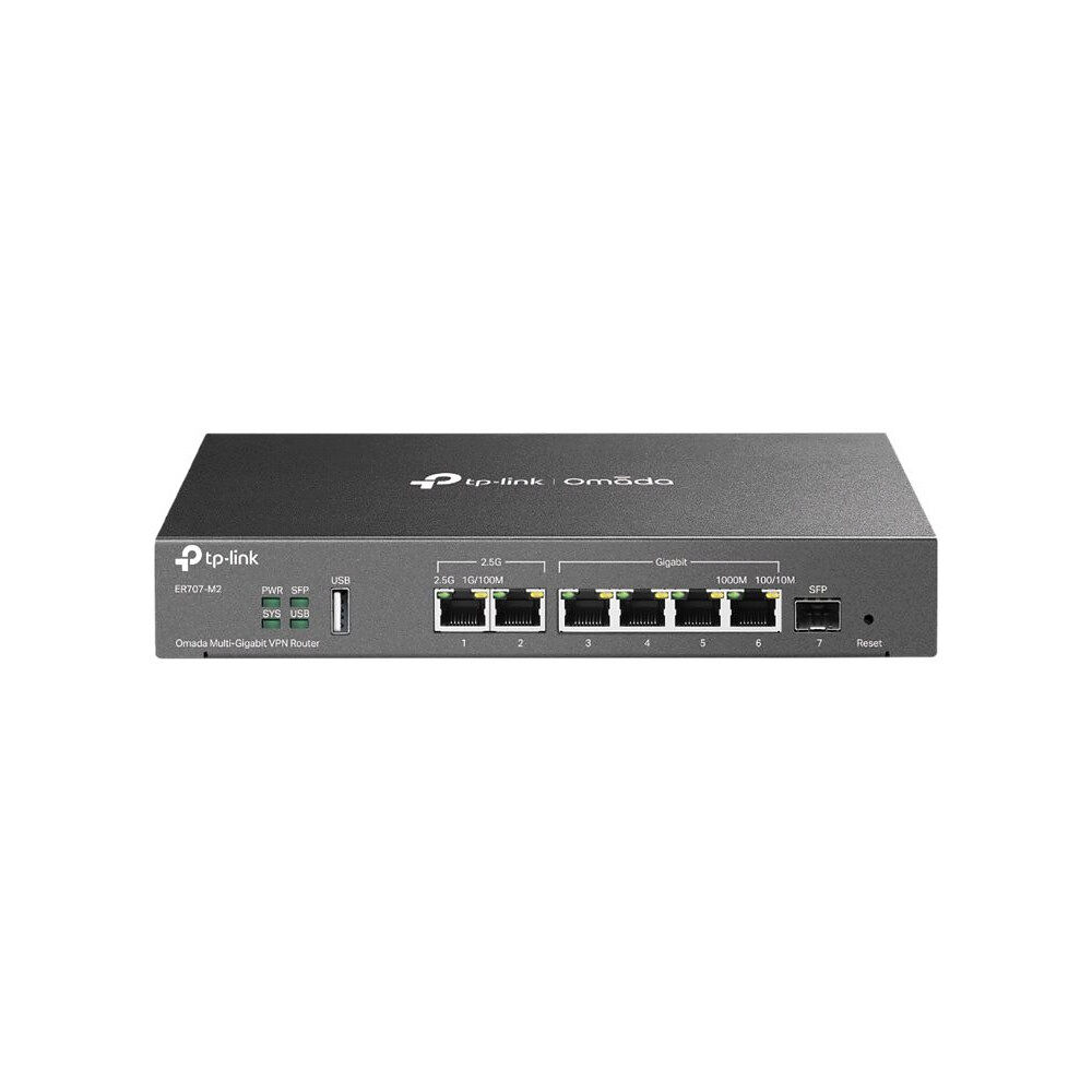 TP-LINK TP-Link Omada ER707-M2 V1 - router - skrivbordsmodell, väggmonterbar