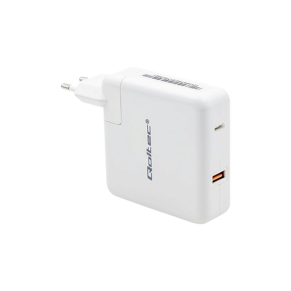 Qoltec Qoltec GaN FAST strömadapter - USB, 24 pin USB-C - 108 Watt