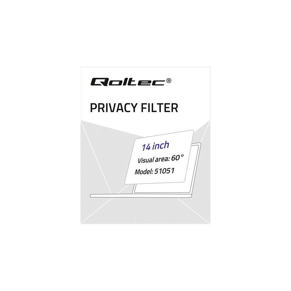 Qoltec Qoltec 51051 - sekretessfilter till bärbar dator