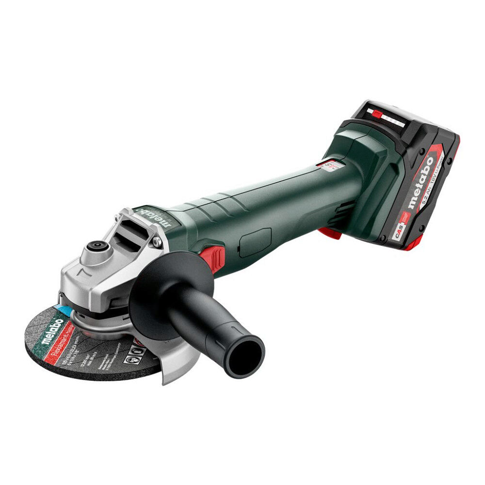 Metabo Metabo W 18 L 9-125 QUICK - vinkelslip - sladdlös - 125 mm - 2 batterier