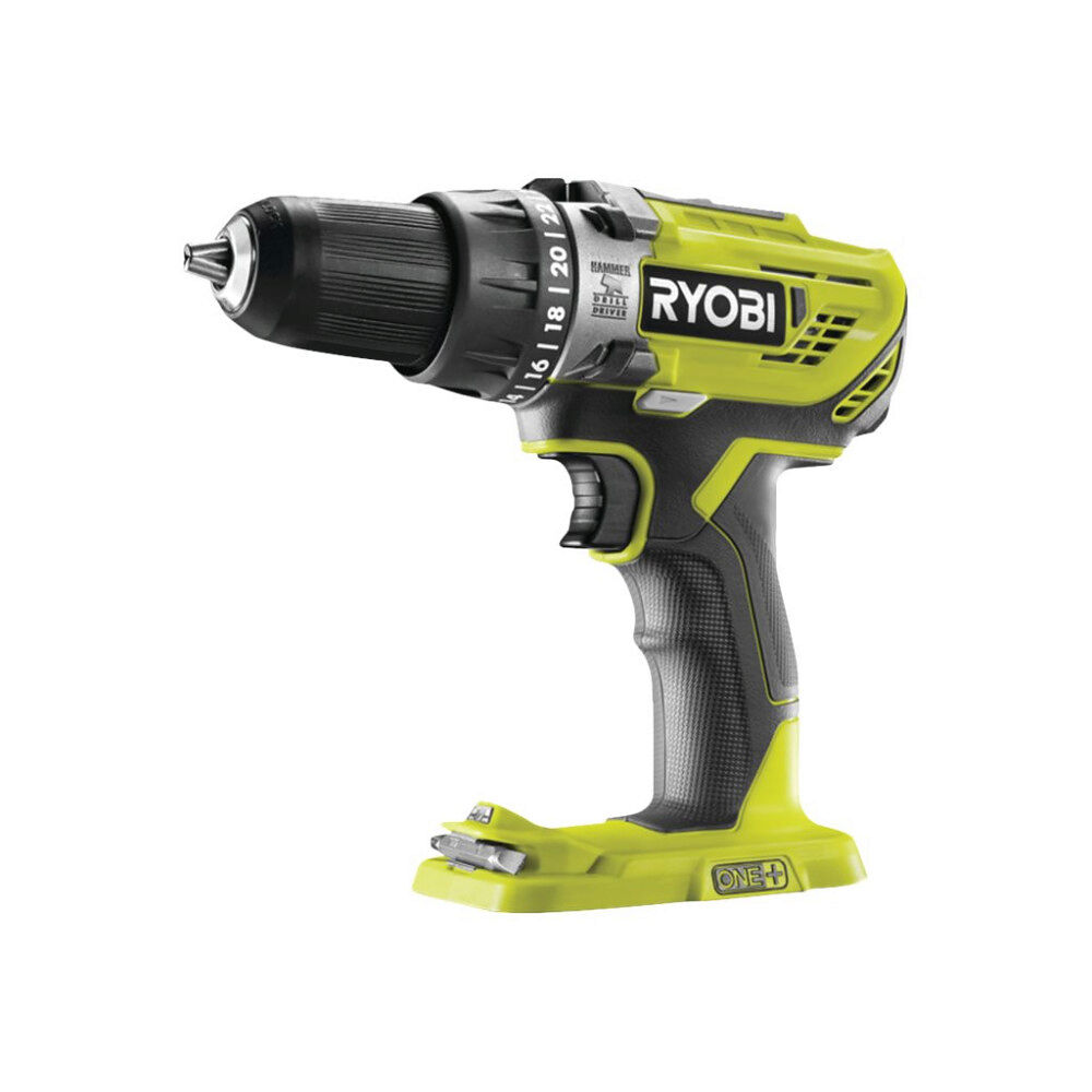 Ryobi Ryobi One+ R18PD3-0 - slagborr/skruvdragare - sladdlös - 2 hastigheter - inget batteri