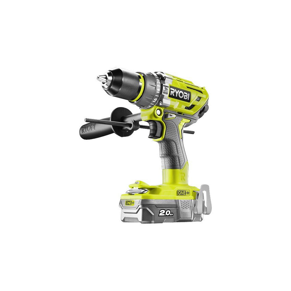 Ryobi Ryobi One+ R18PD7-220B - slagborr/skruvdragare - sladdlös - 2 hastigheter - 2 batterier