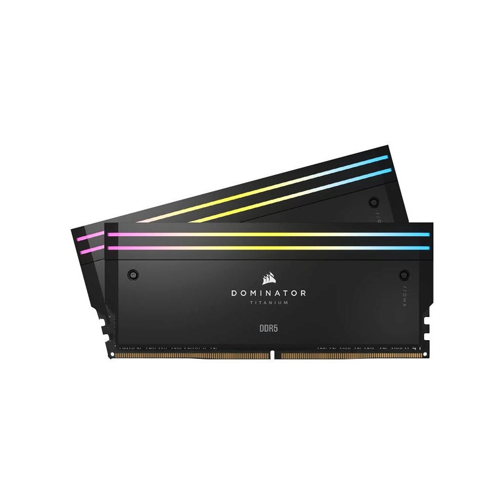 Corsair CORSAIR Dominator Titanium RGB - DDR5 - sats - 64 GB: 2 x 32 GB - DIMM 288-pin - 6000 MHz / PC5-48000 - ej buffrad