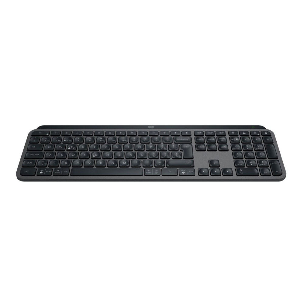 Logitech Logitech MX Keys S - tangentbord - QWERTZ - tysk - grafit - med Palm Rest Inmatningsenhet