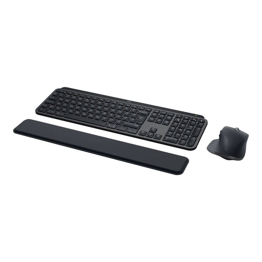 Logitech Logitech MX Keys S Combo - sats med tangentbord och mus - QWERTY - USA, internationellt - grafit Inmatningsenhet