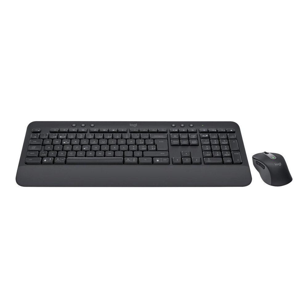 Logitech Logitech Signature MK650 Combo for Business - sats med tangentbord och mus - QWERTZ - tysk - grafit Inmatningsenhet